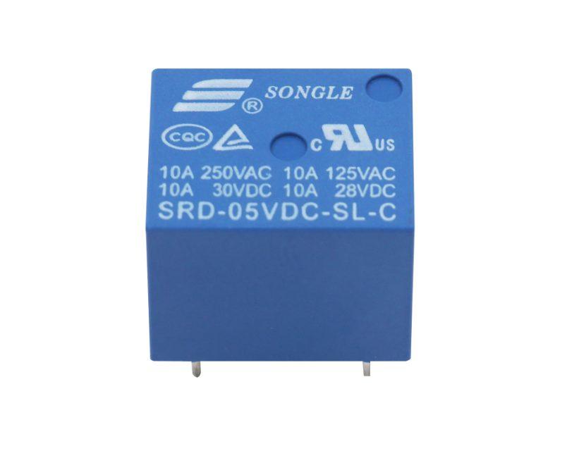 Реле SRD-05VDC-SL-A (4 контакти), 5В