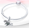Срібний шарм-підвіска у стилі PANDORA Travel Charm 925 проба срібна намистна на браслет ПАНДОРА, фото 3