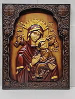 Икона Божьей Матери Неустанной Помощи, икона из дерева 32х25см