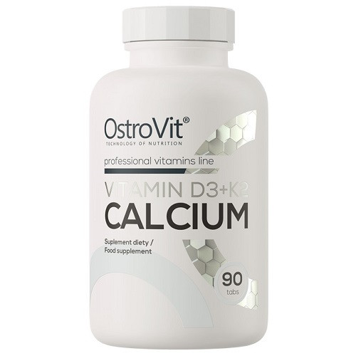 Вітаміни та мінерали OstroVit Vitamin D3 + K2 Calcium (90 таблеток.)