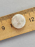 Кабошон місячний камінь. Камінь без оправи адуляр коло. Діаметр 15 мм., фото 3