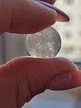 Кабошон місячний камінь. Камінь без оправи адуляр коло. Діаметр 15 мм., фото 5