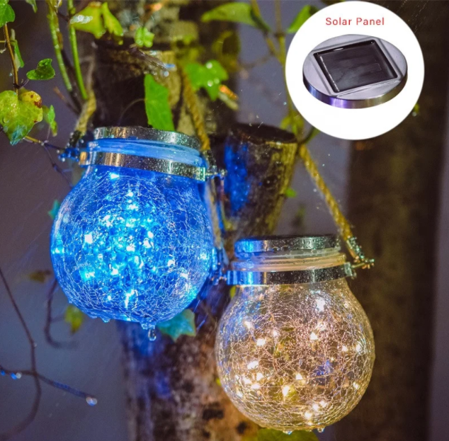 Вуличний світильник для дерев і веранд Solar Outdoor Garden на сонячній батареї