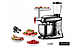 Кухонний комбайн 3в1 Mozano Kitchen Assistent 2300 Вт чаша 6.2л  + мясорубка з насадкою для ковбас Silver, фото 5