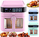Багатофункціональна піч 10 програм DMS HFG-7R 1600 Вт з духовкою системою Air Fryer, функція Гаряче повітря, фото 6