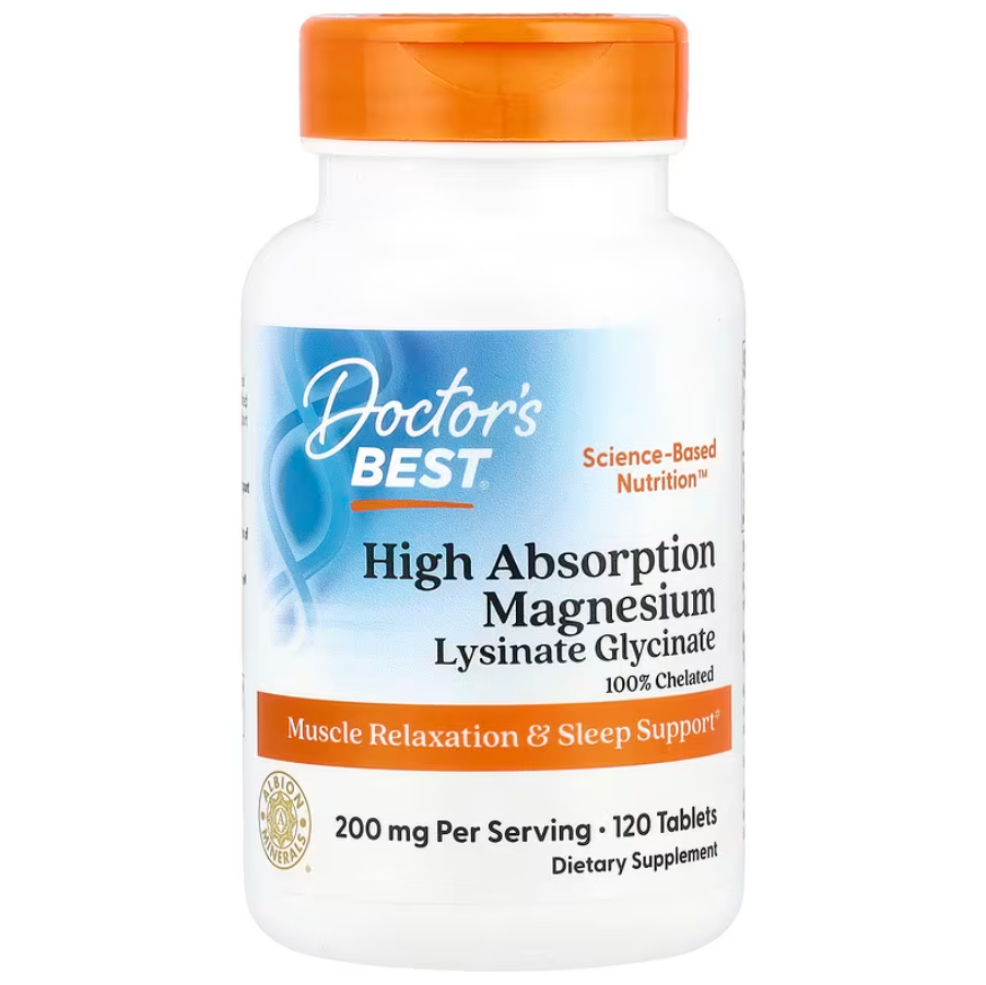 Магній High Absorption Magnesium 100 мг Doctor's Best 120 таблеток