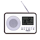 Цифрове радіо з будильником Camry CR 1153 LCD + термометр на батарейках або USB, фото 2