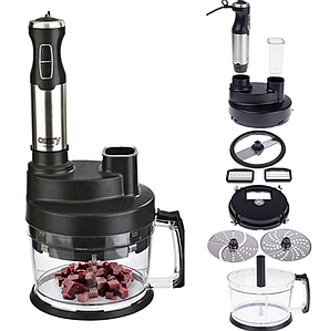 Ручний багатофункціональний блендер Camry CR 4623 - мульти блендер 1600 Вт з подрібнювачем