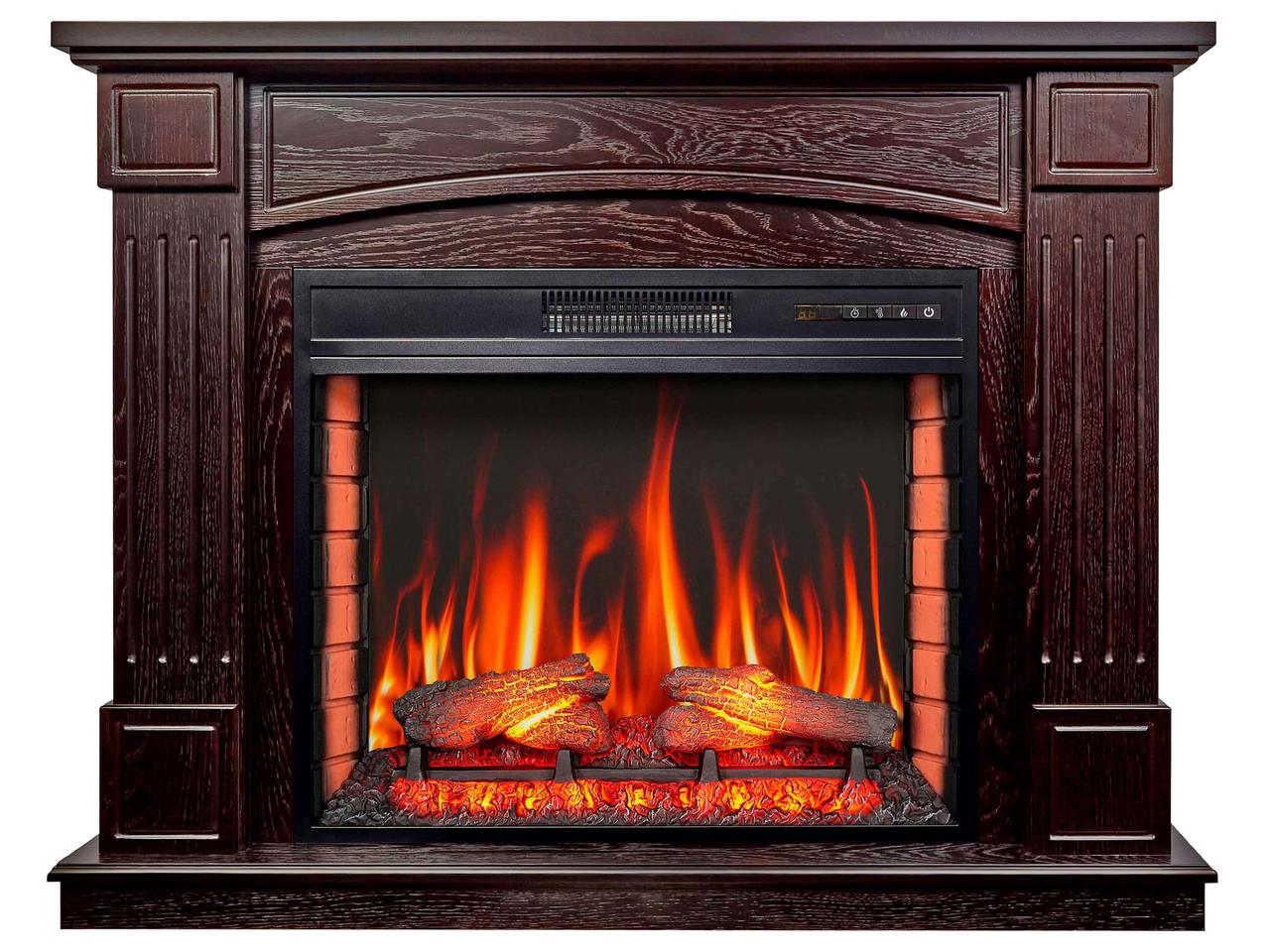 Камінокомплект ArtiFlame BOSTON AF28S ТЕМНИЙ ГОРІХ (зі звуком), фото 1