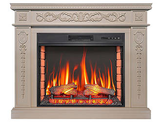 Камінокомплект ArtiFlame DELMONA AF28S СЛОНОВА КІСТКА (зі звуком)