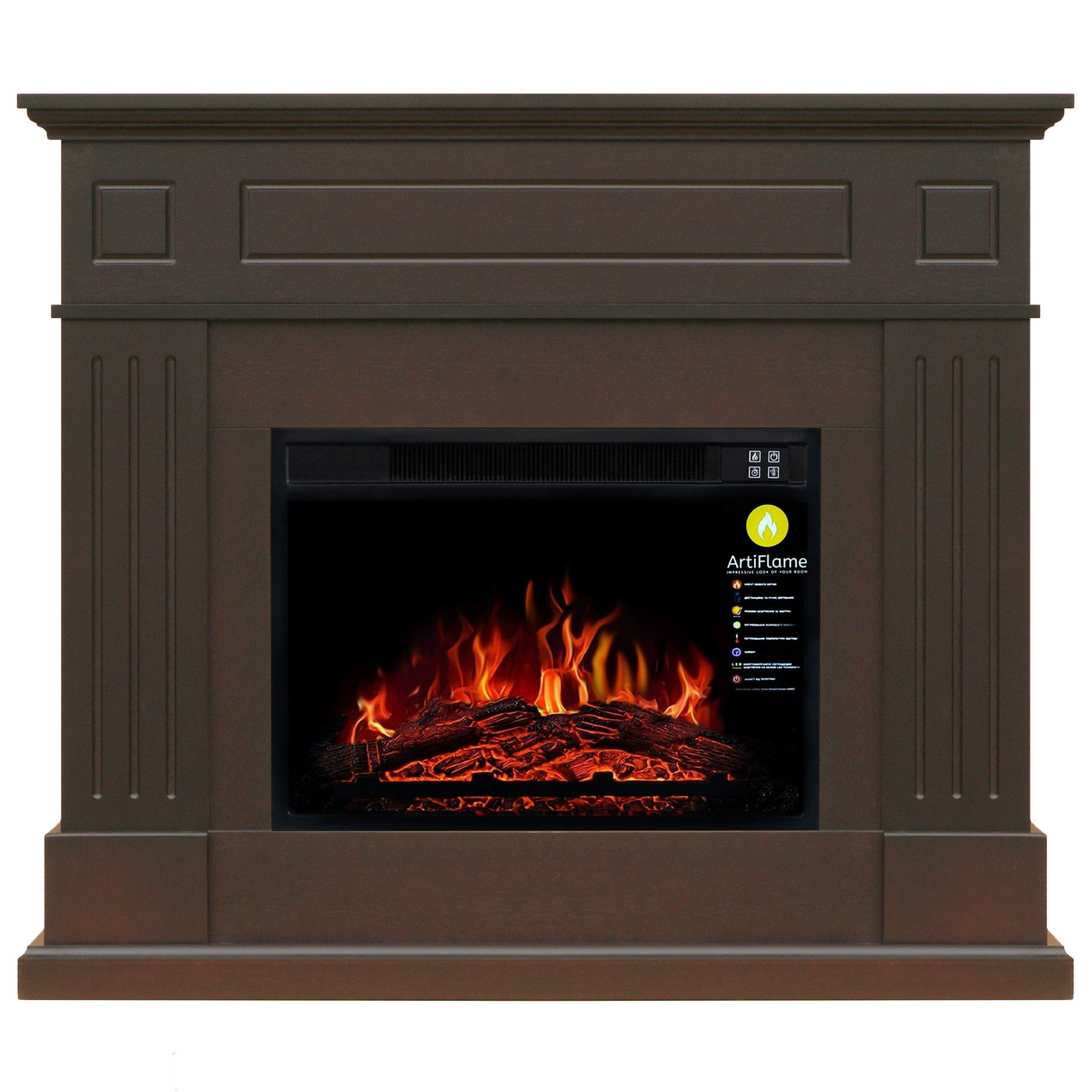 Камінокомплект ArtiFlame LAURITZ AF23S ВЕНГЕ (зі звуком), фото 1