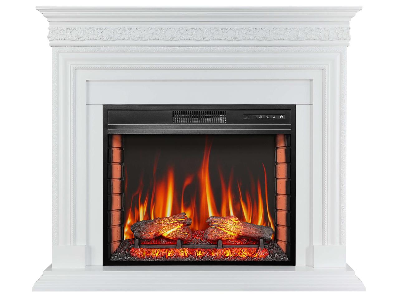 Камінокомплект ArtiFlame PRATELLA AF28S БІЛИЙ Б'ЯНКО (зі звуком)