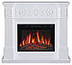 Камінокомплект ArtiFlame Toscana AF23S білий з обігрівом і звуком горіння вогню, фото 2