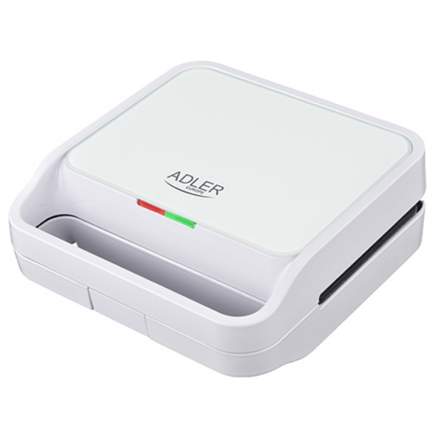 Сендвічниця 2 в 1 Adler AD 3070 white, фото 1
