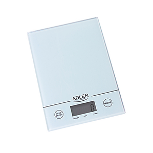 Електронні кухонні ваги Adler AD 3138 White