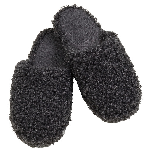 Тапочки сірі, хутро "Тедді" S/М (36-39р)