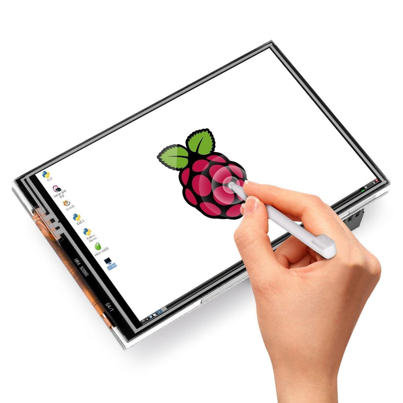 Екран 3.5" 320x480 LCD IPS Resistiv TS SPI для Raspberry Pi із стилусом (RA146)