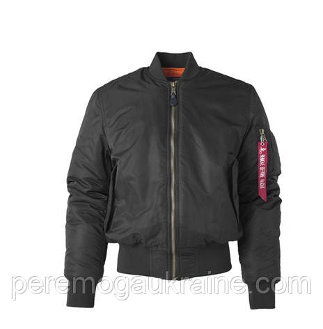 Куртка-бомбер MA-1 Pilot DFL Style Black KT6000302 peremoga