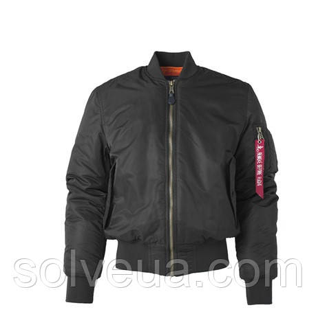 Куртка-бомбер MA-1 Pilot DFL Style Black KT6000302 solve