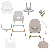 Стільчик для годування Lionelo DALIA SET GREY STONE, фото 5