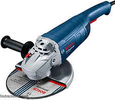Професійна кутова шліфувальна машина (болгарка) Bosch GWS 2200 : 2200 Вт, 6500 об/мин, диск 230 мм