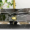 Умивальник (раковина) VBI TRIEST BLACK MARMO GLOSSY накладний, фото 6