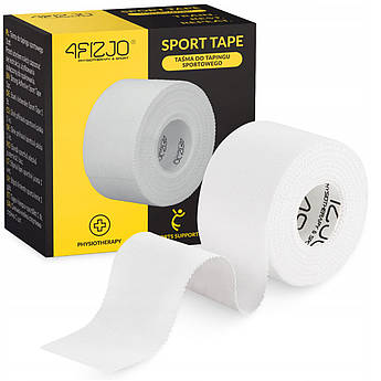 Стрічка (тейп) для пальців 4FIZJO Sport Tape 3.8 см x 9.1 м жорстка White (P-5905973400831)