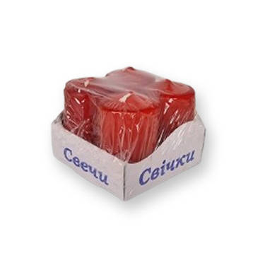 Кольорова Циліндр парафінова свічка (40/60) ГАРЯЧНА (4 шт.), фото 3