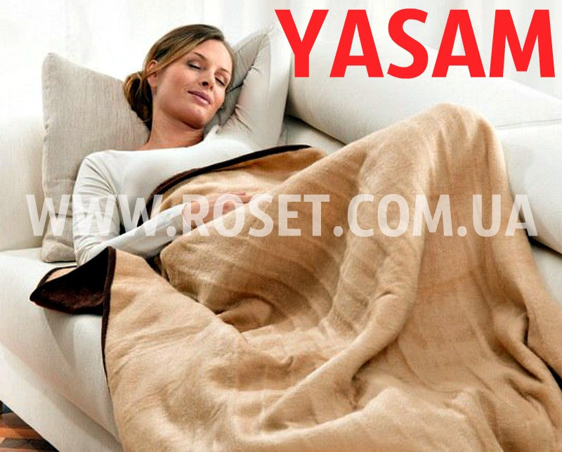 Электропростынь - Yasam (120 х 160 см), Туреччина (колір: рожевий і синій)