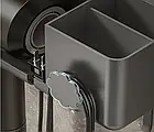 Настінний тримач для фена та аксесуарів Storage Shelf AND-74-20 Сірий Підставка для фена з органайзером, фото 8