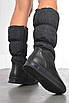 Чоботи жіночі зимові чорного кольору р.36 192076T Безкоштовна доставка, фото 3