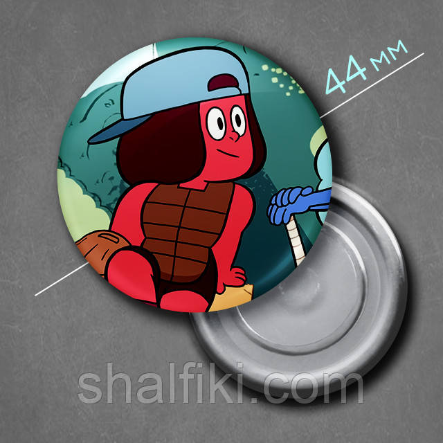 "Рубін (СтІвен Юніверс / Steven Universe)" магніт круглий Ø44 мм
