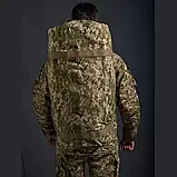 Сумка баул транспортний індивідуальна дві блискавки змійки зверху, колір піксель, Баул 120л, фото 3