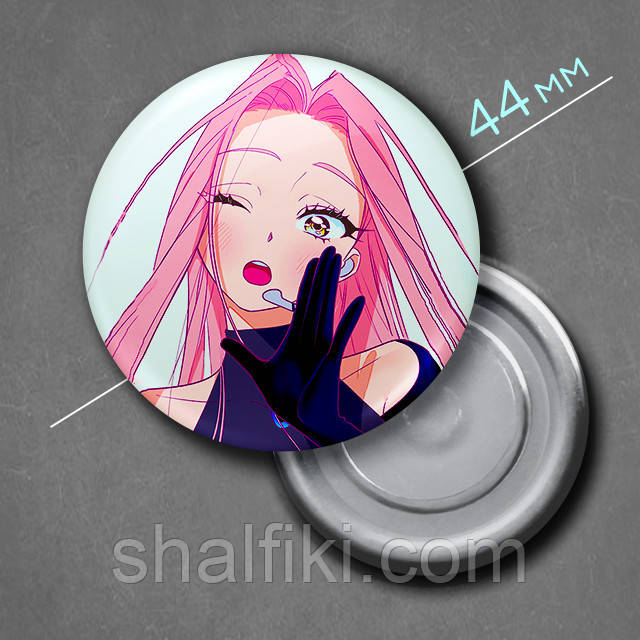 "Мізі (Інопланетна сцена / Alien Stage)" магніт круглий Ø44 мм, фото 1