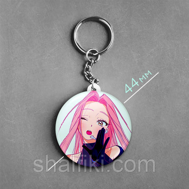 "Мізі (Інопланетна сцена / Alien Stage)" брелок круглий Ø44 мм, фото 1