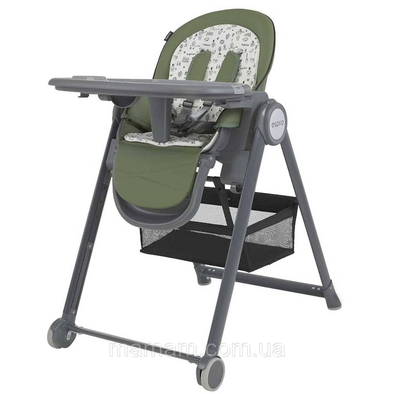 Стільчик для годування Espiro Penne 104 Green, фото 1