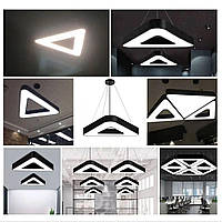 Підвісний світильник - люстра Hollow Triangle 0.6м 48Вт 6500К Led-Story