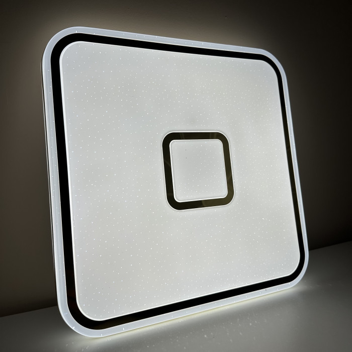 Світильник на пульті Зоряне Небо 100Вт світлодіодний 3000-6500K IP40 9500Лм Led Story Золотистий кант