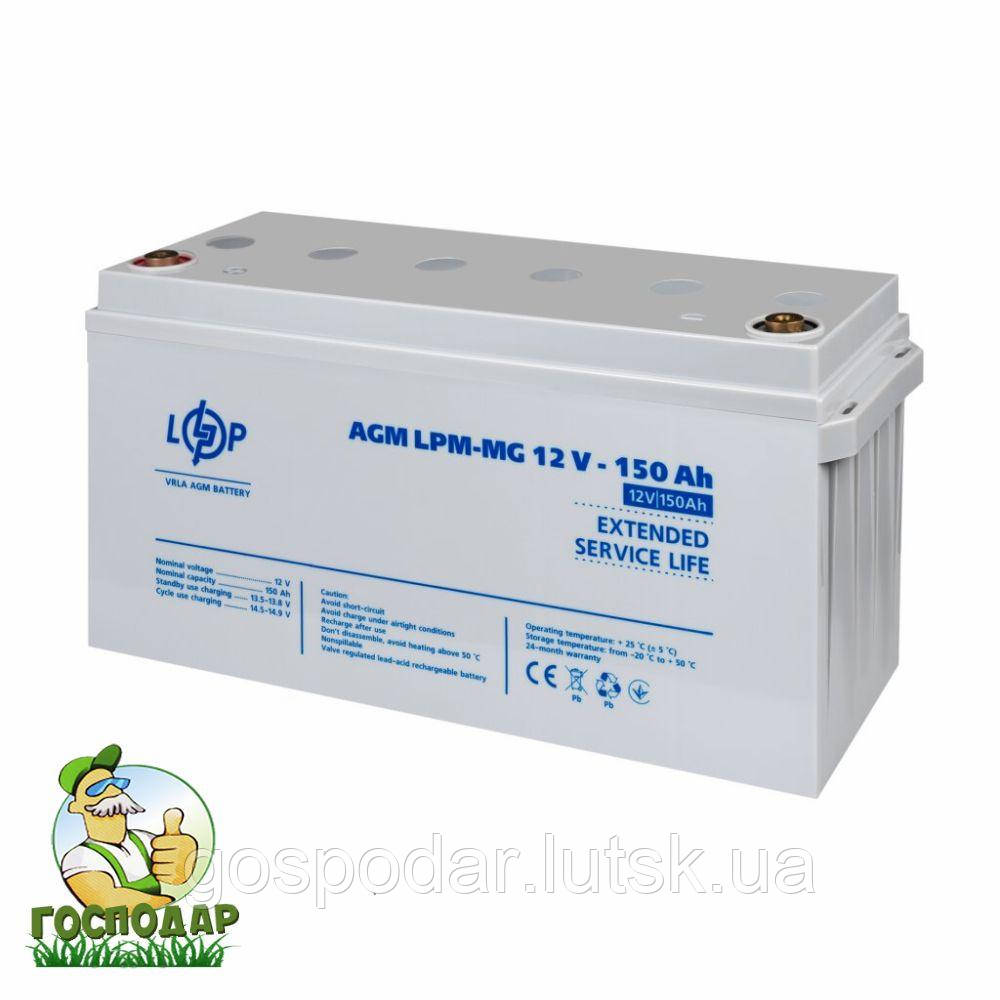 Акумулятор мультигелевий LogicPower AGM LPM-MG 12V - 150 Ah, фото 1