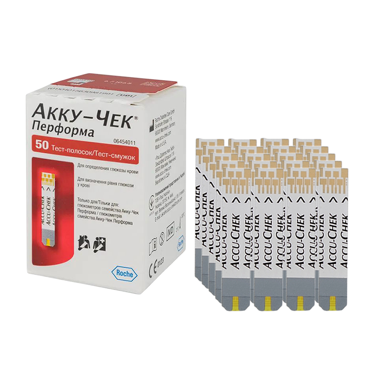 Тест-смужки Аку-Чек Перформа 50 шт. (Accu-Chek Performa)/1000 штук