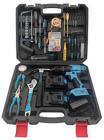 Шурупокрут акумуляторний KRAISSMANN 2133 E-ABS 20/2 (з набором інструментів)