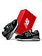 Чоловічі кросівки New Balance 574 Black White, кеди замша водонепроникний текстиль чорні 41, фото 8