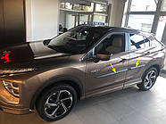 Молдинги на двері для Mitsubishi Eclipce Cross 2018+ FL. 2022+