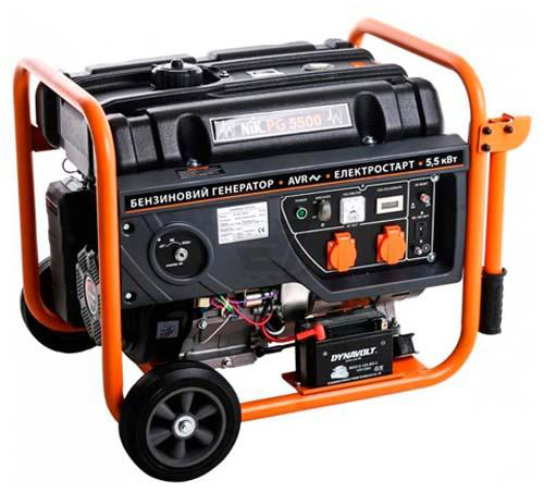 Бензиновий генератор NIK PG 5500 — 5.5 кВт, фото 1