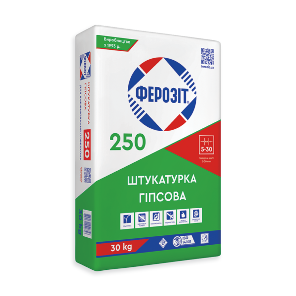 Ферозіт 250 гіпсова штукатурка 30кг