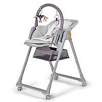Стілець для годування 2в1 KiderKraft LASTREE Grey