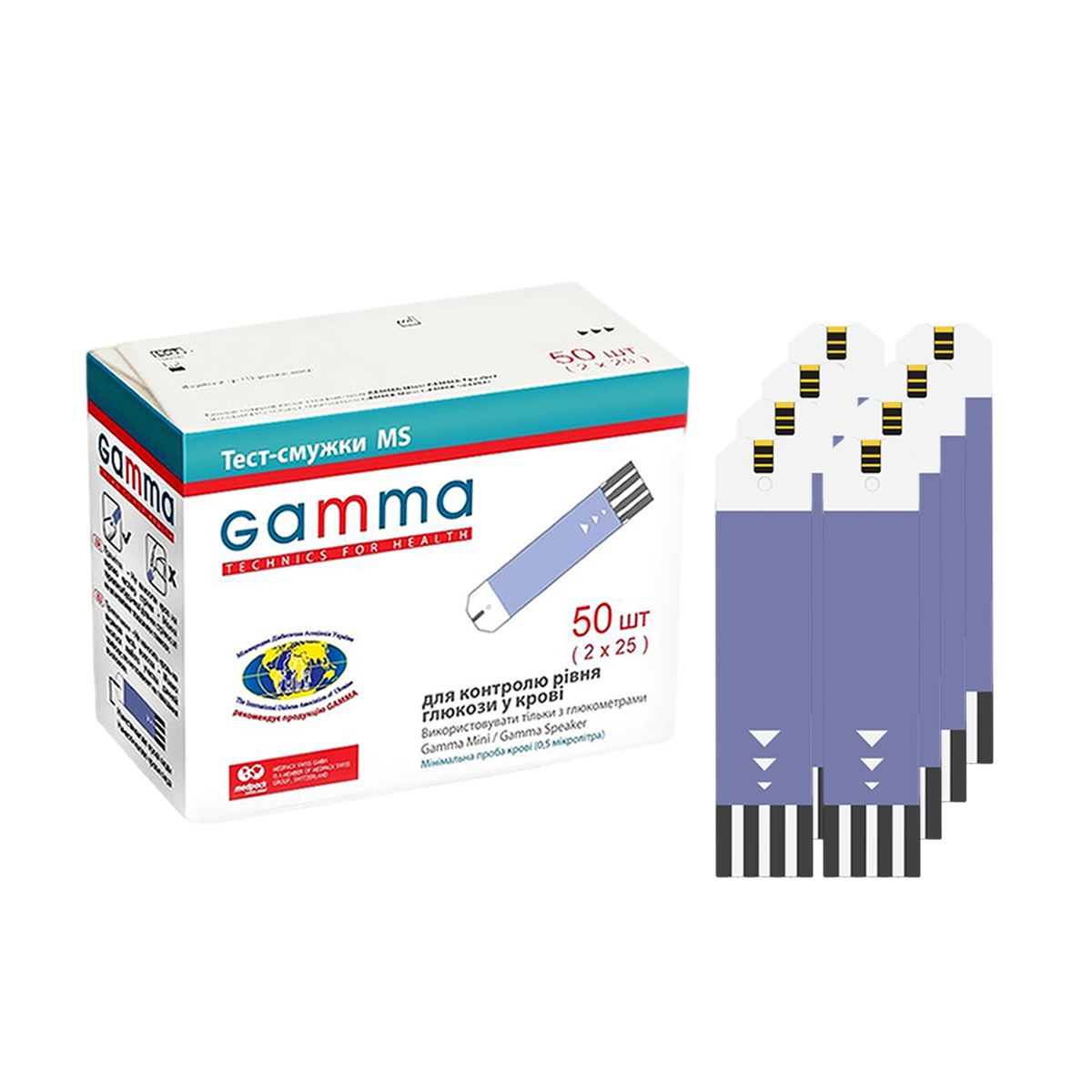 Тест-смужки GAMMA MS No50/400 штук