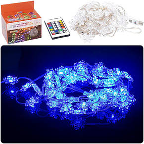 Гірлянда USB Сніжинка 50шт. 5м. мультиколір D-51, фото 2