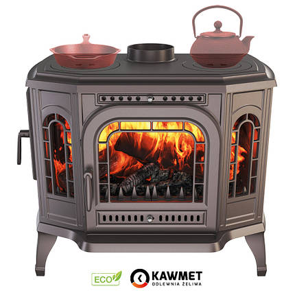 Чавунна піч з варильною поверхнею KAWMET P7 (10.5 kW) CookTop LB ECO, фото 1