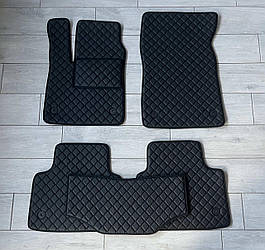 Килимки в салон Екошкіра для Jaguar I-Pace 2018-2025 / Ягуар Ай-пейс килимки екошкіра